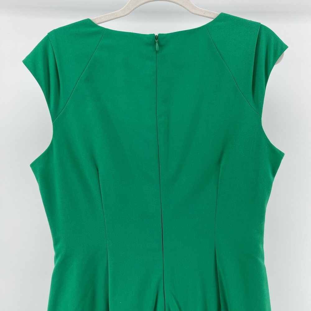 Ellen Tracy Cap Sleeve Ruched Detail Career Cocktail Sheath Dress, Women's 12 - Picture 7 of 9